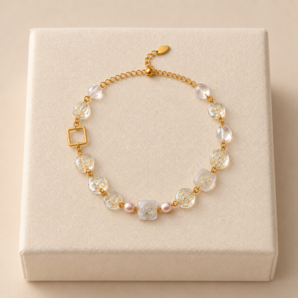 Meltemi Pearl Glow – Χειροποίητο Κολιέ με Φυσικά Μαργαριτάρια